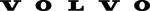 Volvo Spread Word Mark – Black